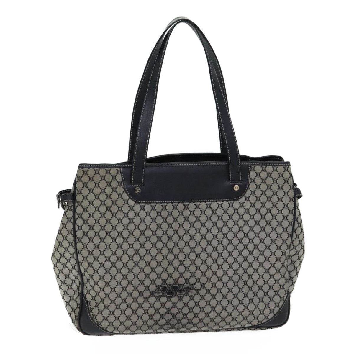 Celine Macadam Canvas Hand Bag Gray